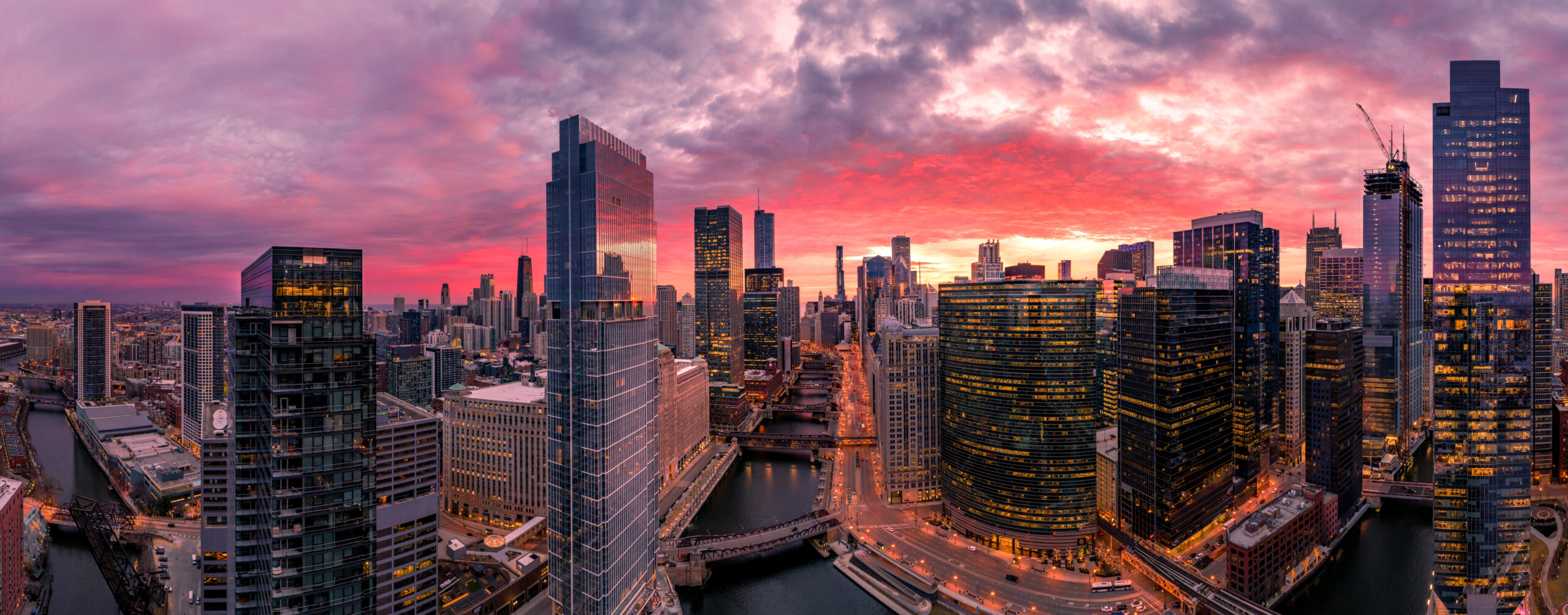 Chicago aerial view